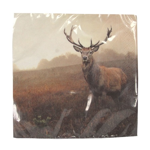 シカ柄 ペーパーナプキン
