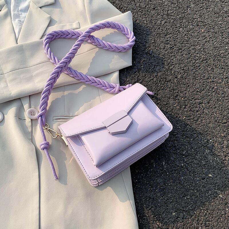 ネット赤い妖精小さなバッグ2020春と夏の野生のショルダーメッセンジャーバッグファッションシンプルな小さな正方形のバッグの潮の新しいバージョン Tiancai_Wing_Bag8210057