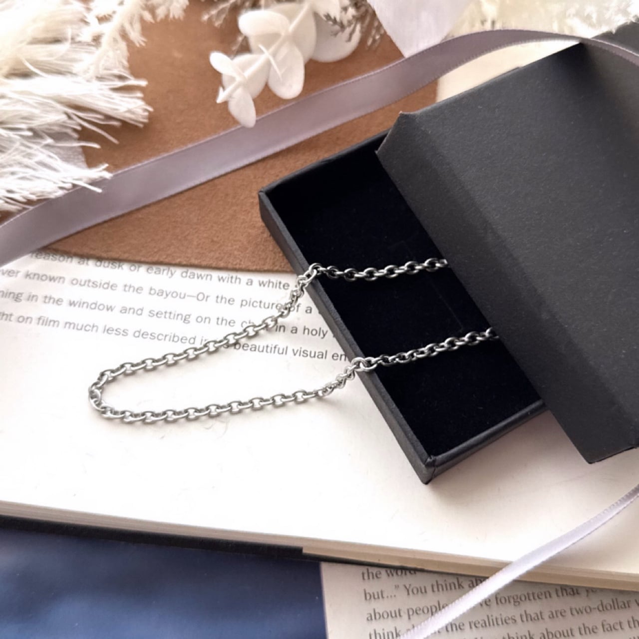 Planet Chain Necklace【金属アレルギー対応】