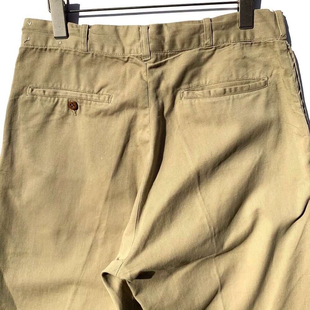 US ARMY] Military Chino Trousers [1960s-] Vintage Chino Trousers W