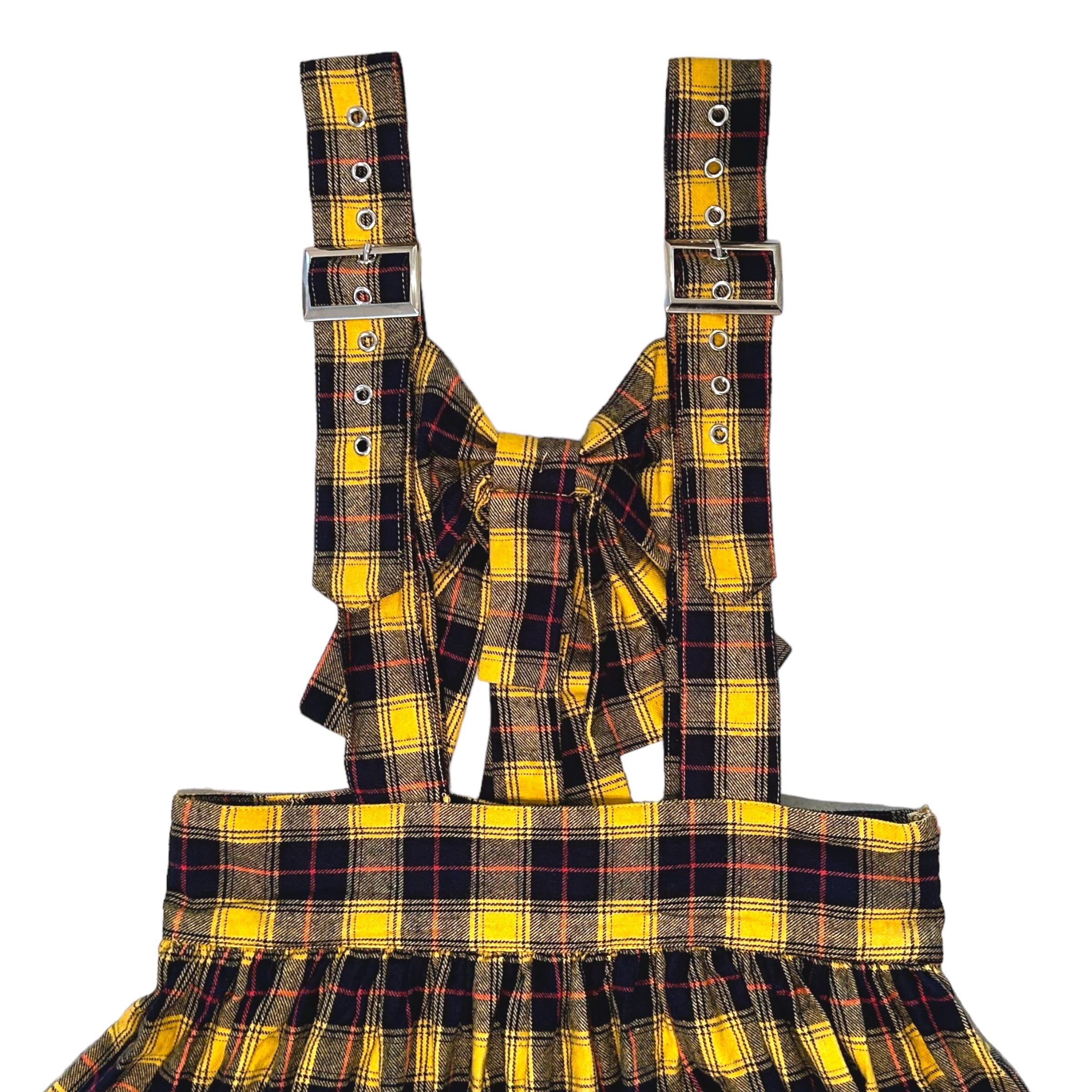 HEIHEI 吊りリボンスカート yellow - フレアスカート 