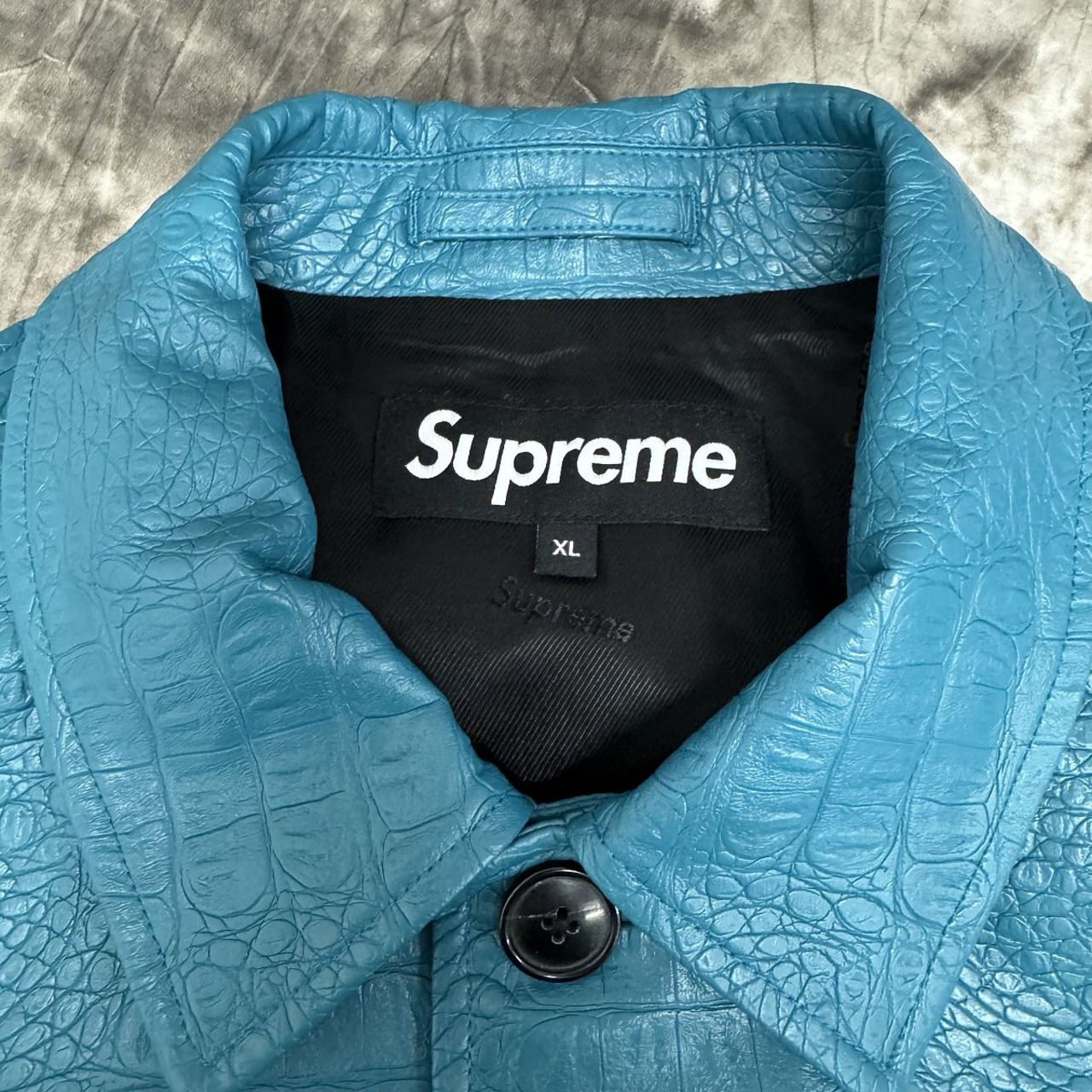 Supreme/シュプリーム【22SS】Faux Croc Car Coat/フェイクレザーカー 