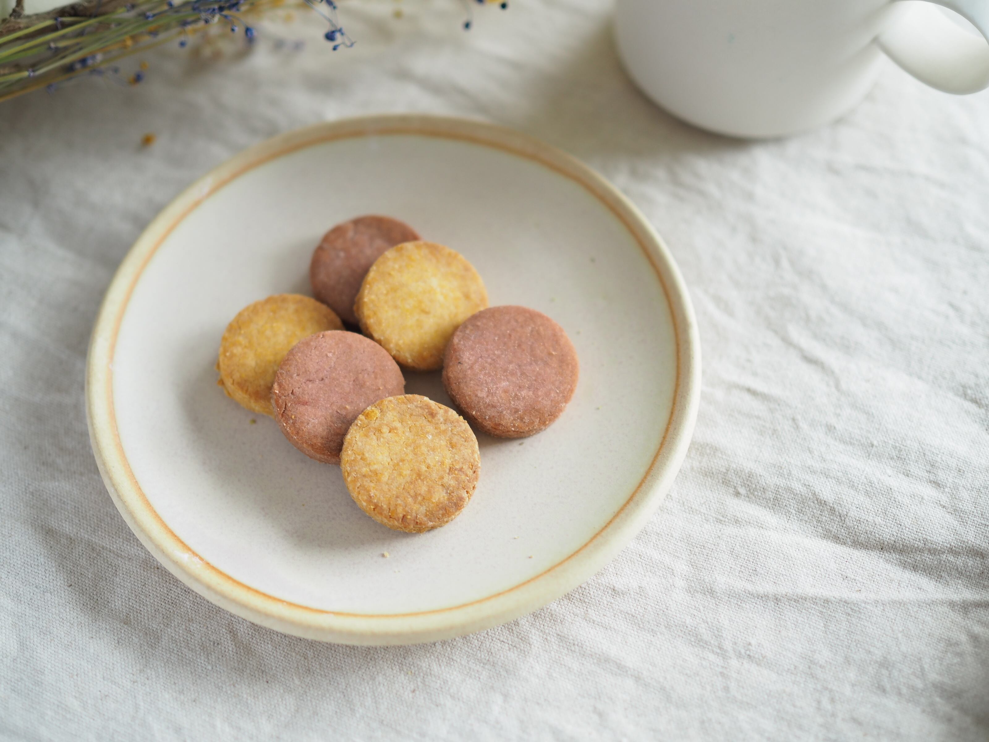 米粉の野菜クッキー かぼちゃ ビーツ こはなのおやつ 小麦 卵 乳不使用 おやこのための焼き菓子屋さん