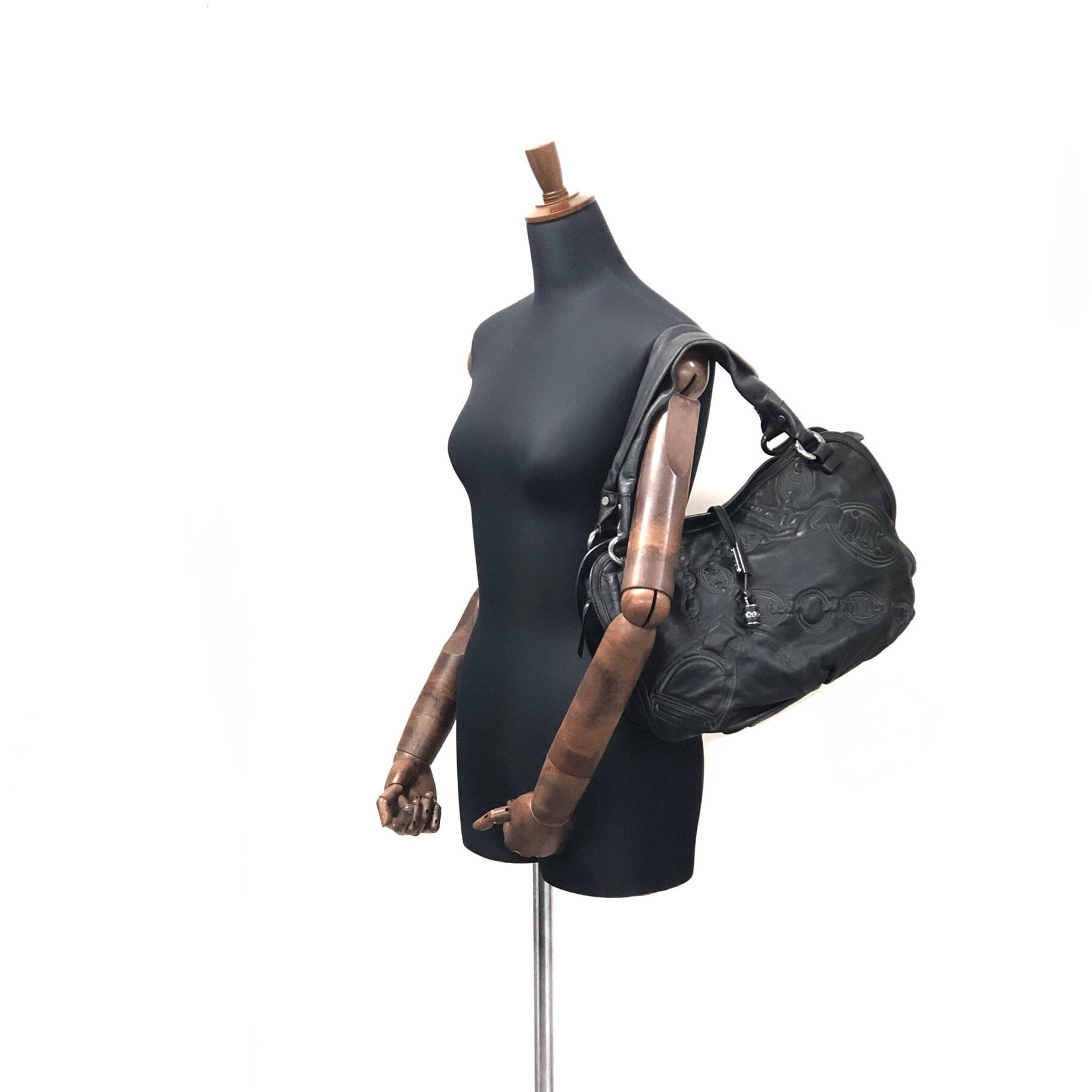CELINE セリーヌ ビタースウィート レザー ハンドバッグ ブラック
