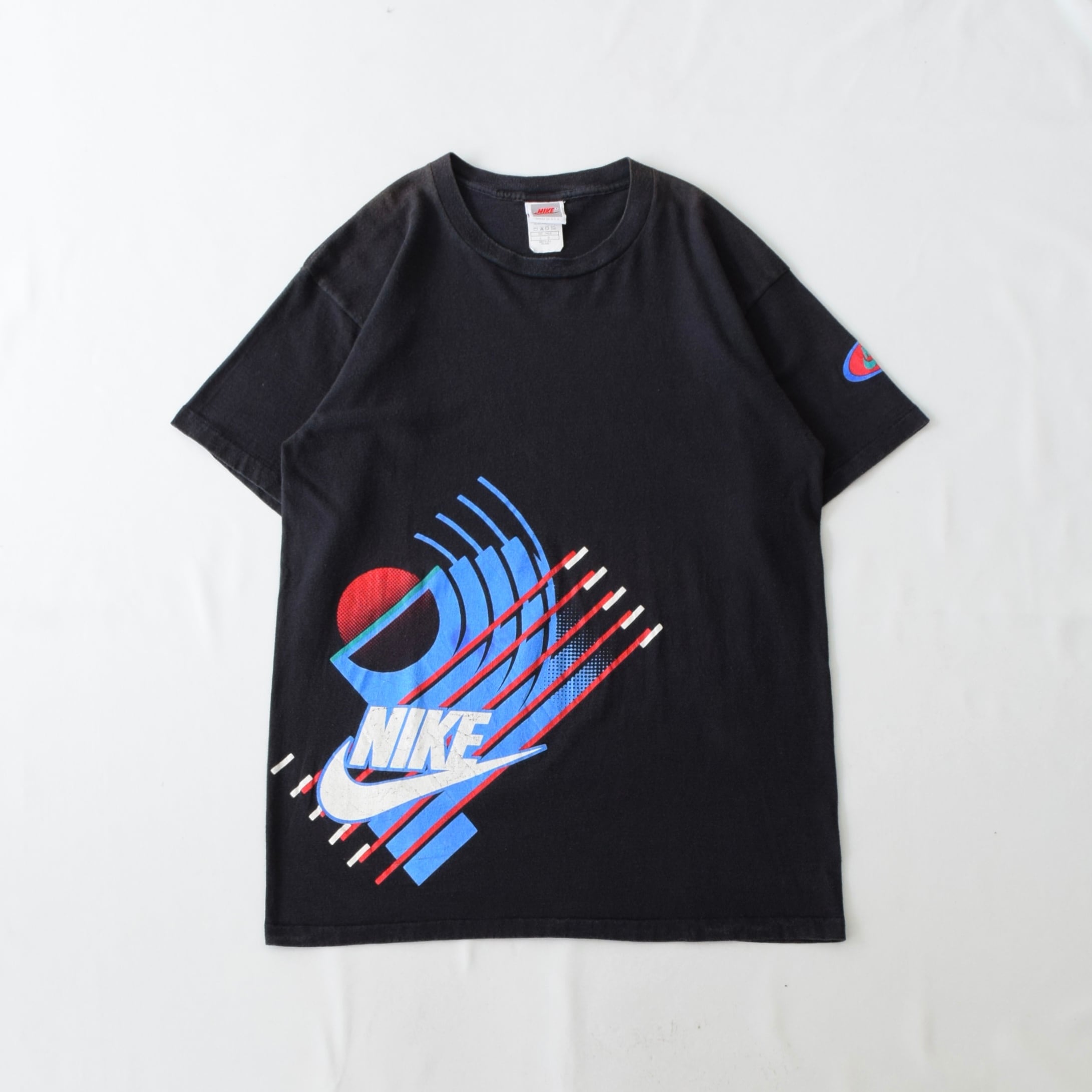 90's USA製 エロメッセージプリントTシャツ ブラック メンズL 文字
