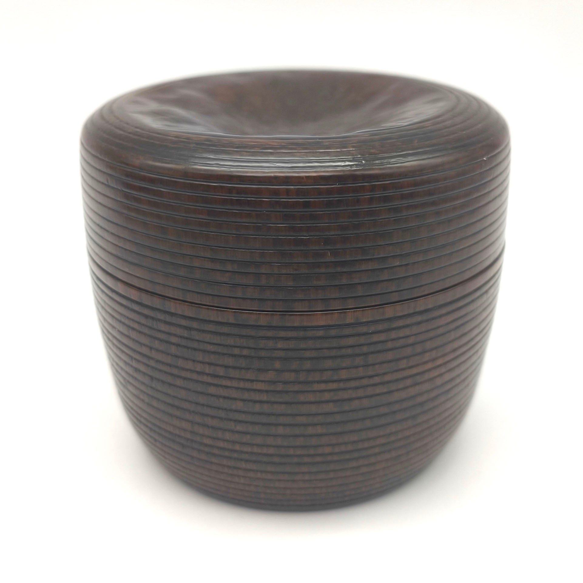 山中塗・乾漆・高橋峯房・中棗・茶道具・No.240721-44・梱包サイズ60