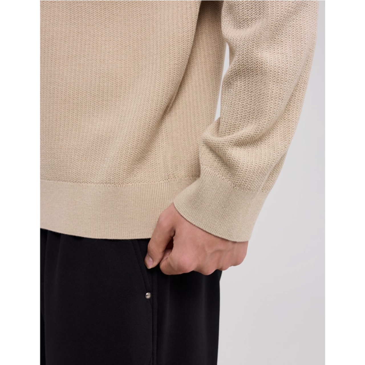 レギュラーフィット クルーネックセーター af0334