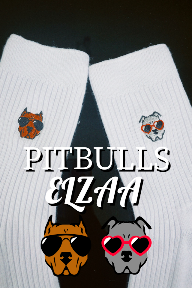 PITBULLS SOCKS　WHITE