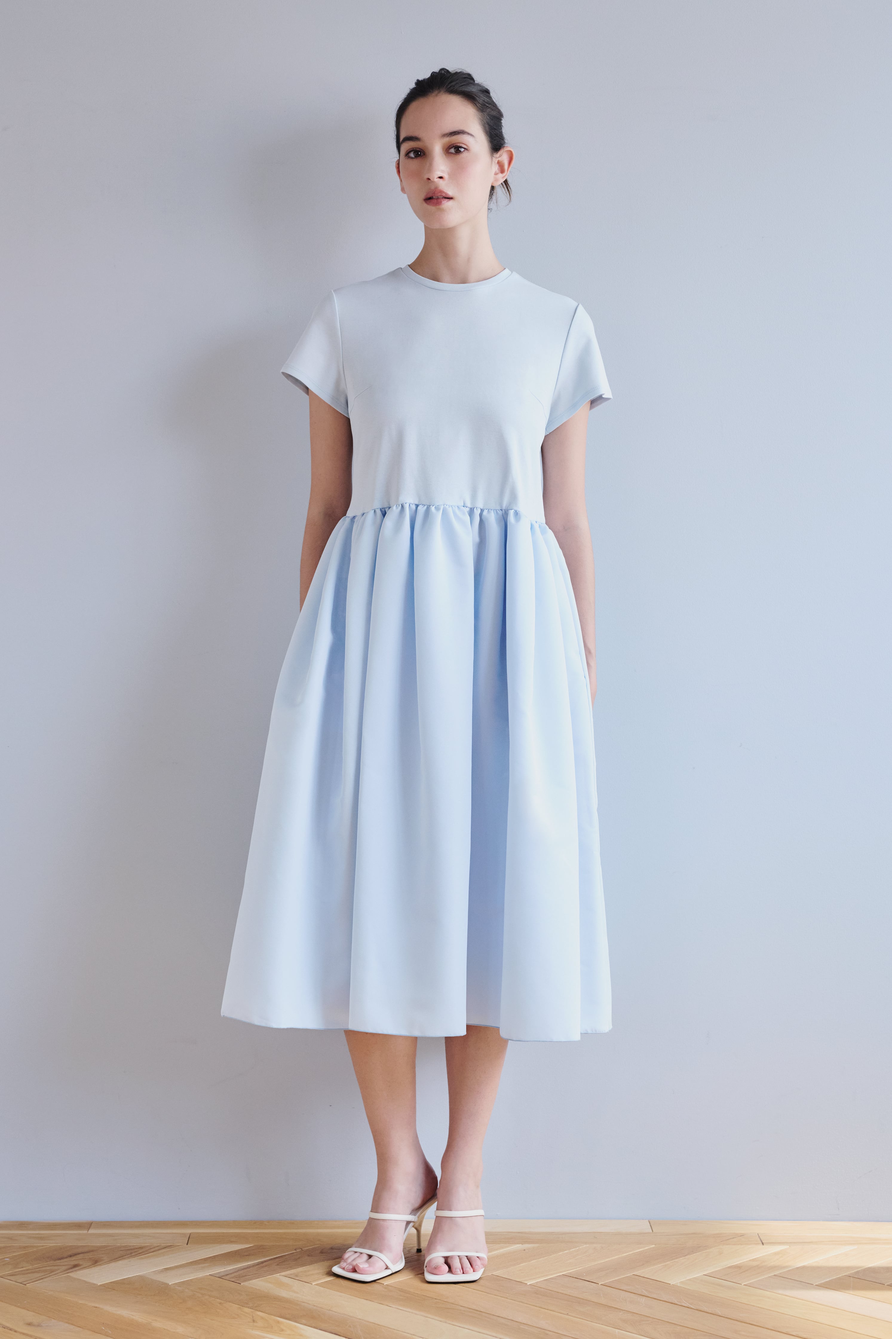 AMICA BALLERINA T-DRESS　BABYBLUE BALLERINA T-DRESS SMOKEPINK | AMICA・kids