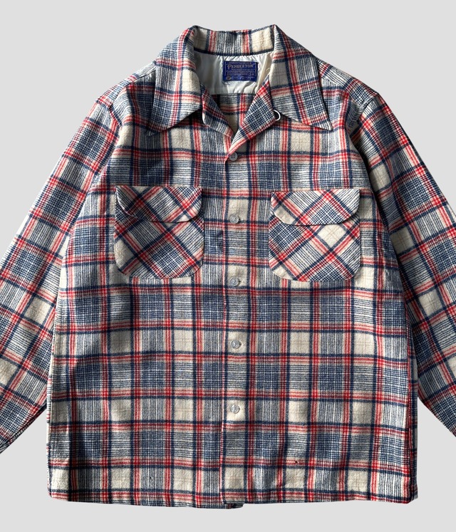 -Pendleton- Vintage 70s M Board Shirt made in USA