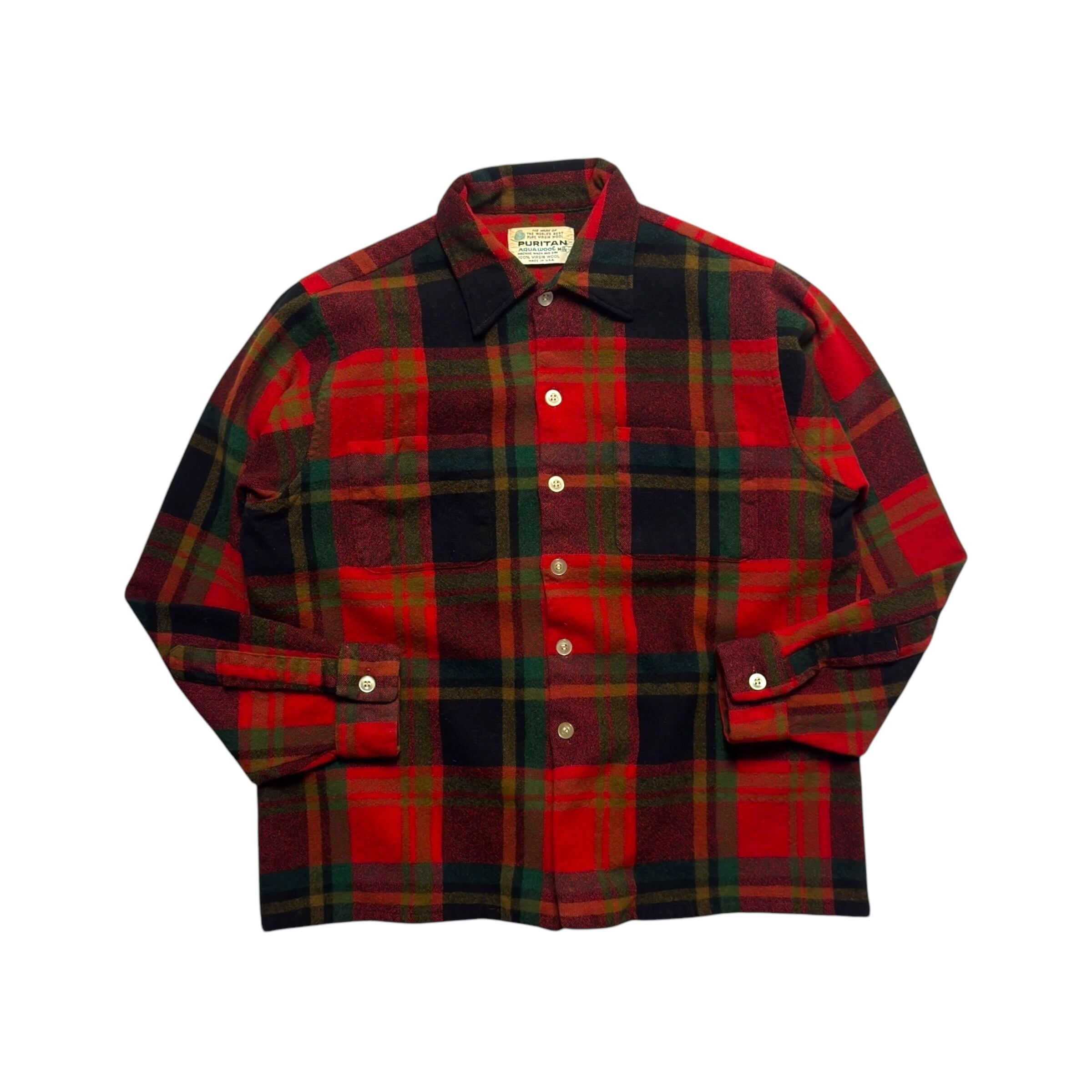 1960's〜70's [Woolrich] マッキーノジャケット シャドウチェック