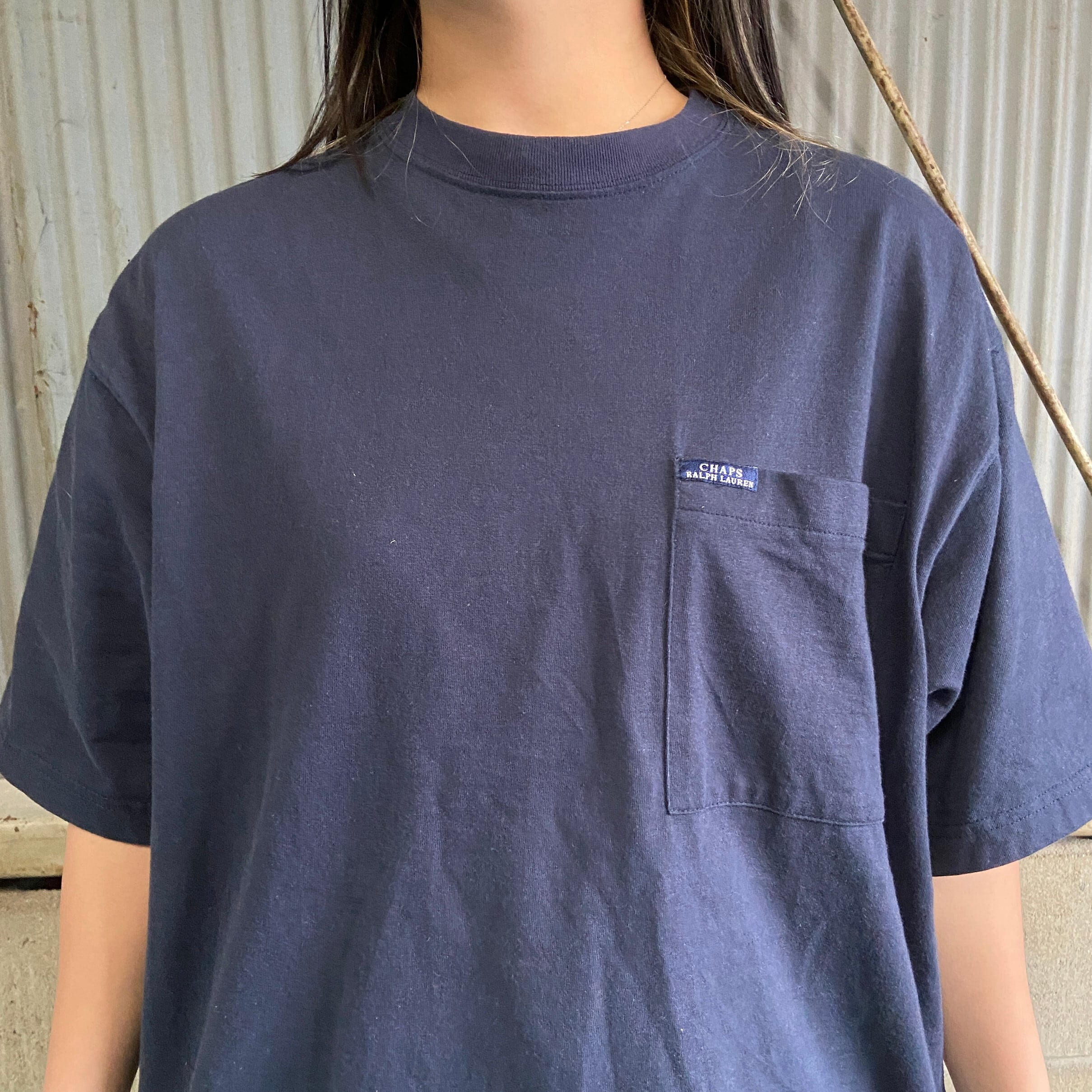 90年代 90s CHAPS Ralph Lauren チャップス ラルフローレン ポケット T