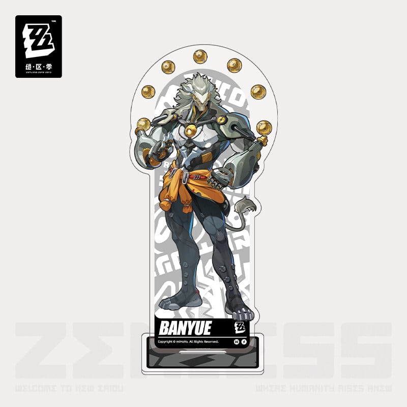 大王 ゼロカラン スタメン アクスタ他 ゼンレスゾーンゼロ クランプスの黒枝 立ち絵 アクリルスタンド