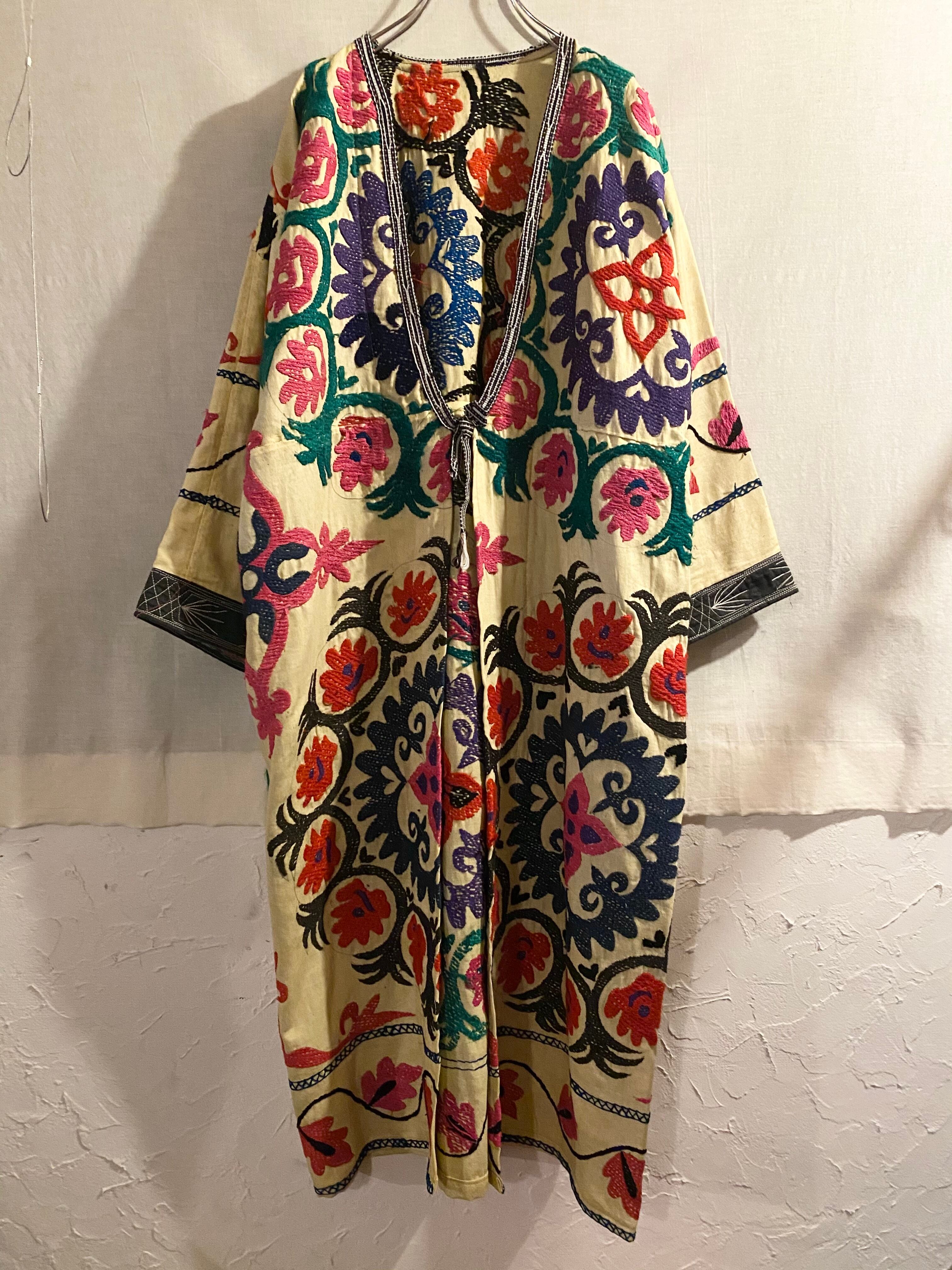 vintage embroidery suzani gown スザニガウン (ttm | nitako