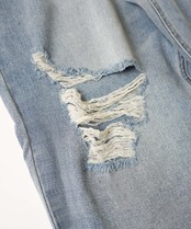 【#Re:room】VINTAGE CRASH WIDE DENIM［REP205］