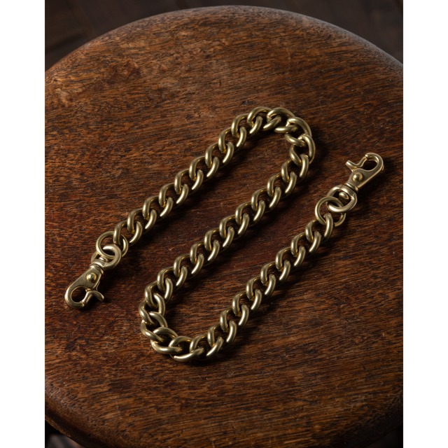喜平Φ3 真鍮ウォレットチェーン