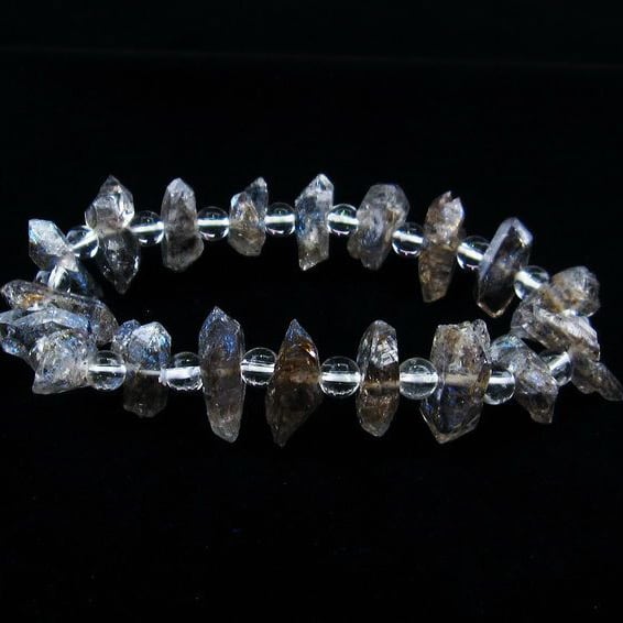 オイルインクォーツ ブレスレット 石油入り水晶 ブレス 一点物 おまかせ便 111-33571