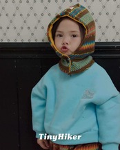 〖取寄〗韓国子供服 / 26winter / TinyHiker / タイニー刺繍トレーナー / キッズ *XS~XL*