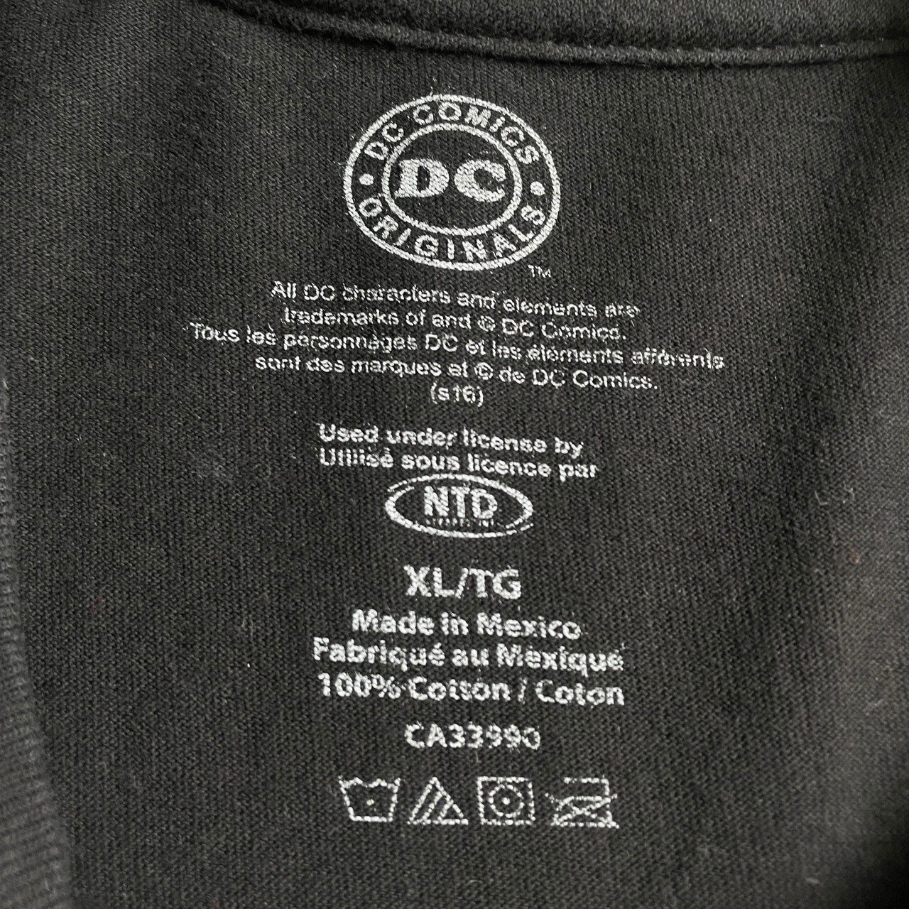 BATMAN バットマン ロゴプリントTシャツ メンズXL 古着 DCコミック 