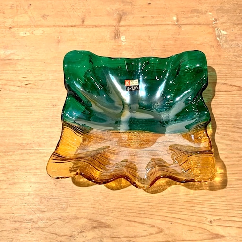 KURATA  Craft Glass  hand made  モダンガラス　ミッドセンチュリーな雰囲気のある　レトロ雑貨