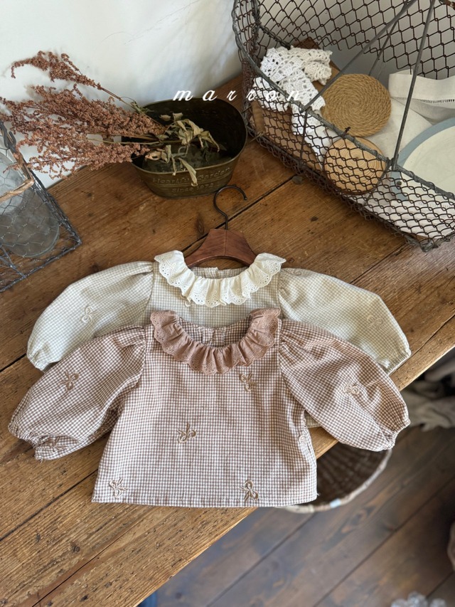 即納⌇bebe chouchou blouse / marron