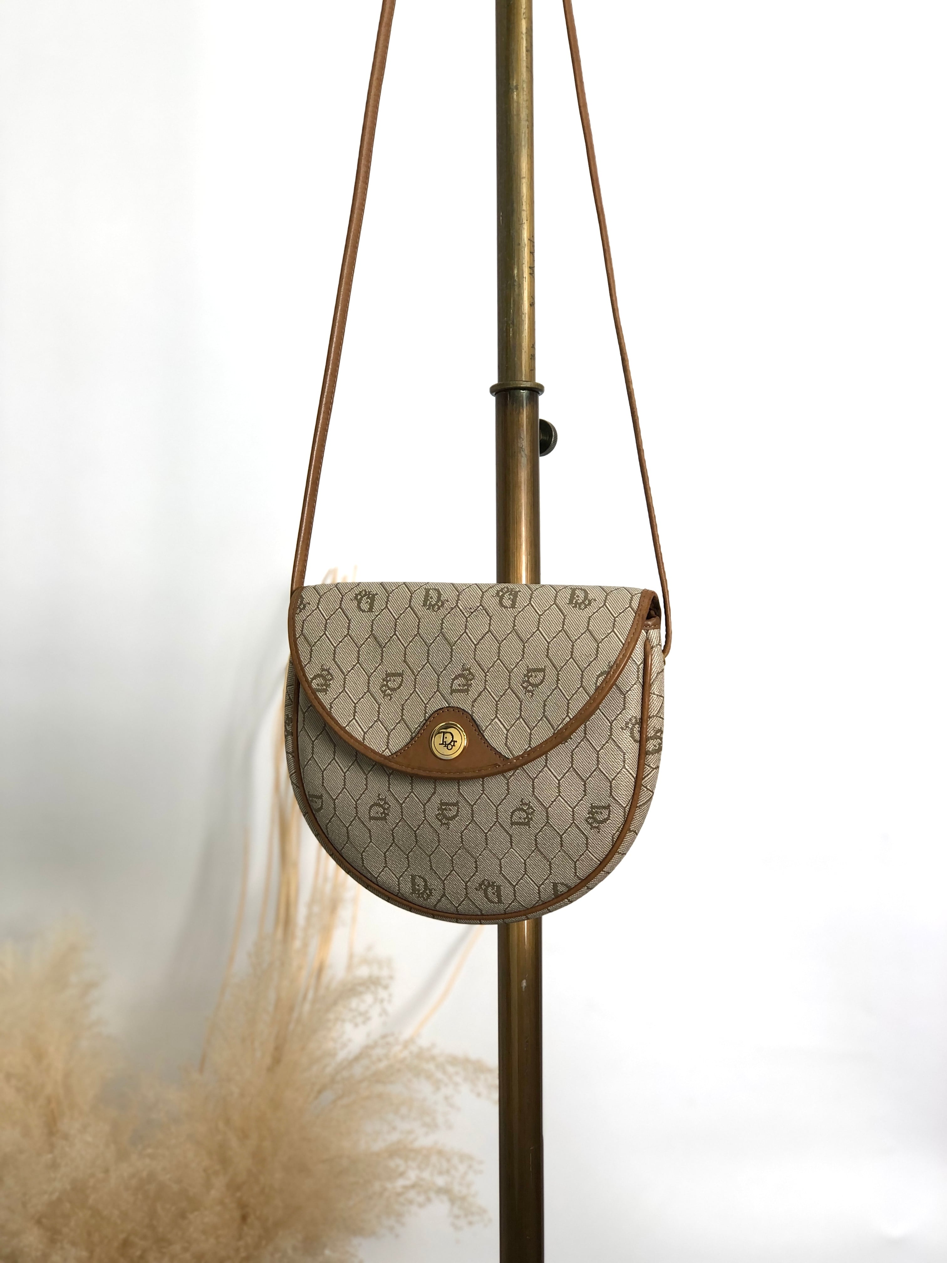 DIOR オールド クリスチャンディオール ショルダーバッグ ハニカム Christian Dior クリスチャン ディオール ハニカム柄 ショルダー