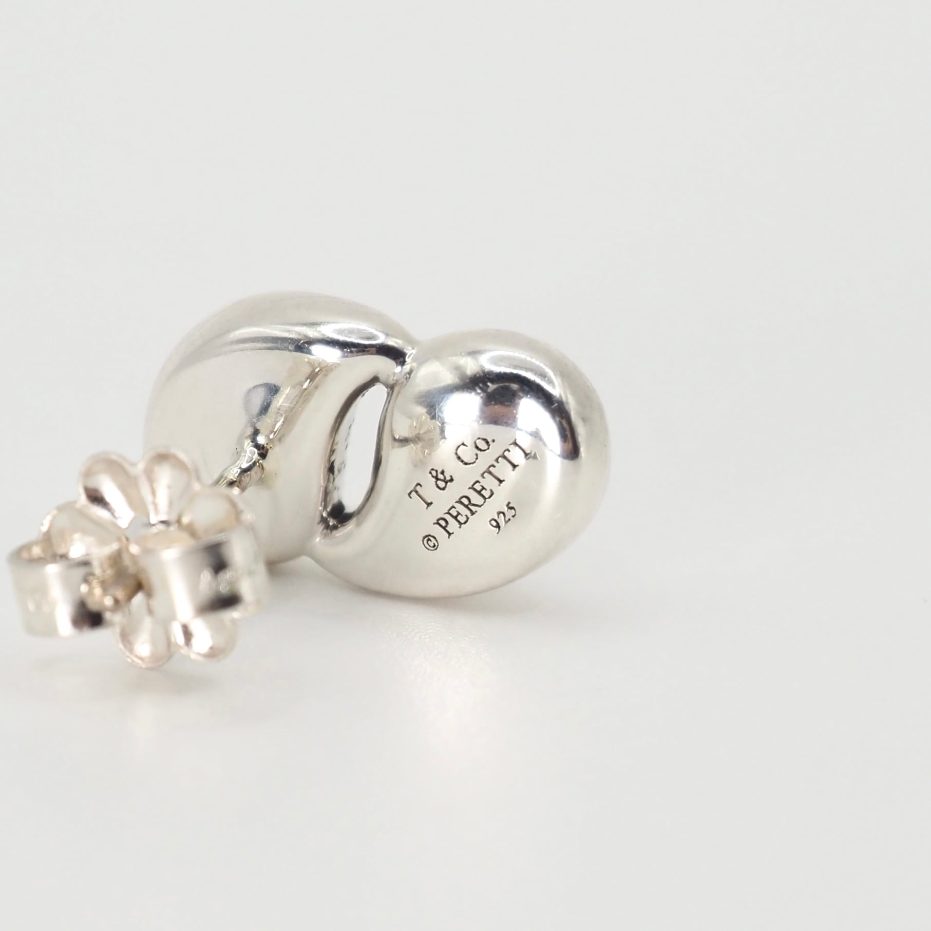 Tiffany&Co. エルサペレッティ ビーン デザイン ピアス シルバー925