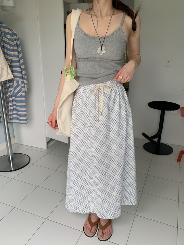 (予約) ezediary / Lauren lace cup sleeveless 4color