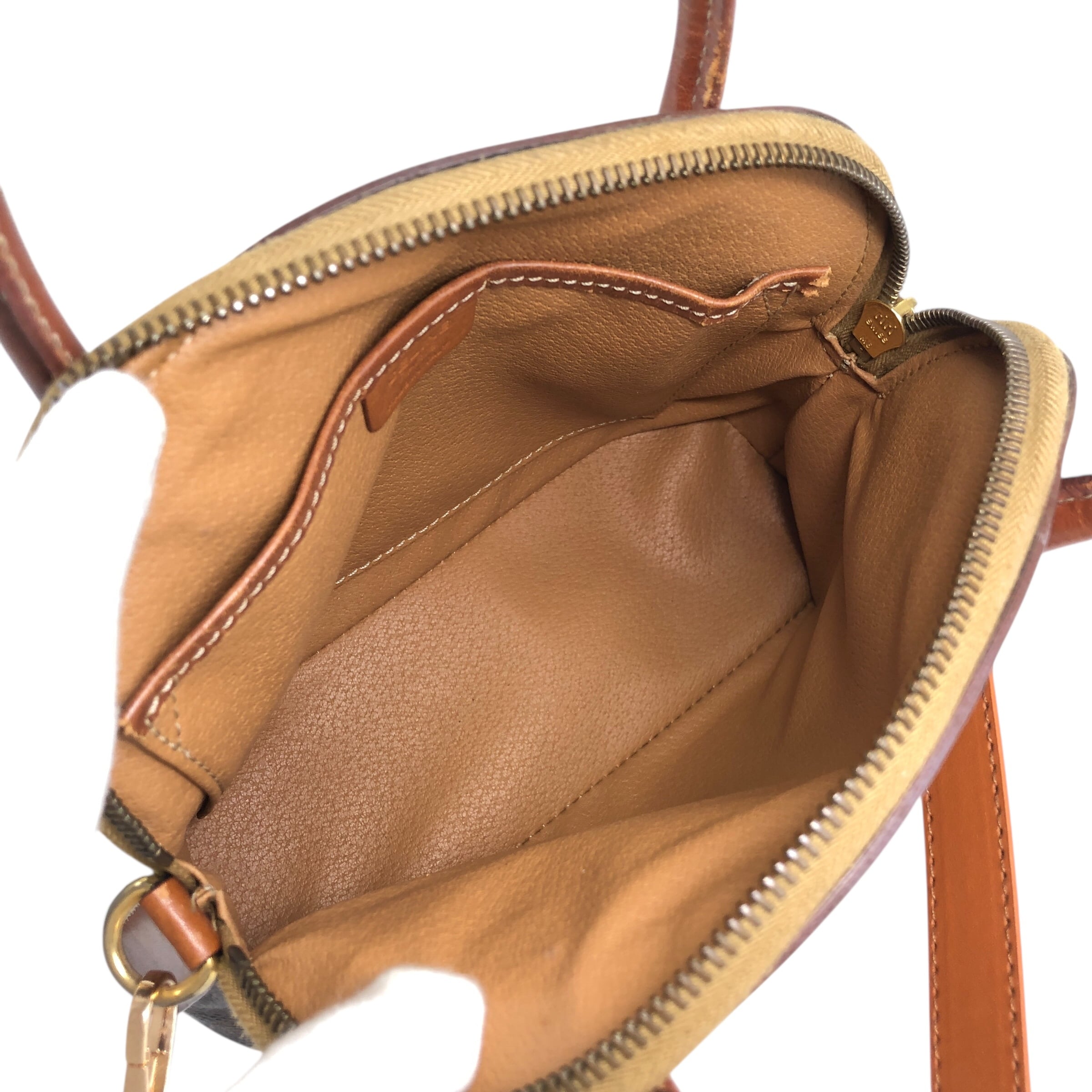 CELINE セリーヌ マカダム PVC レザー ミニボリード ハンドバッグ