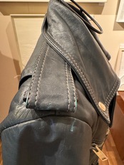 70's "hein gericke" グレー バイカー ジャケット