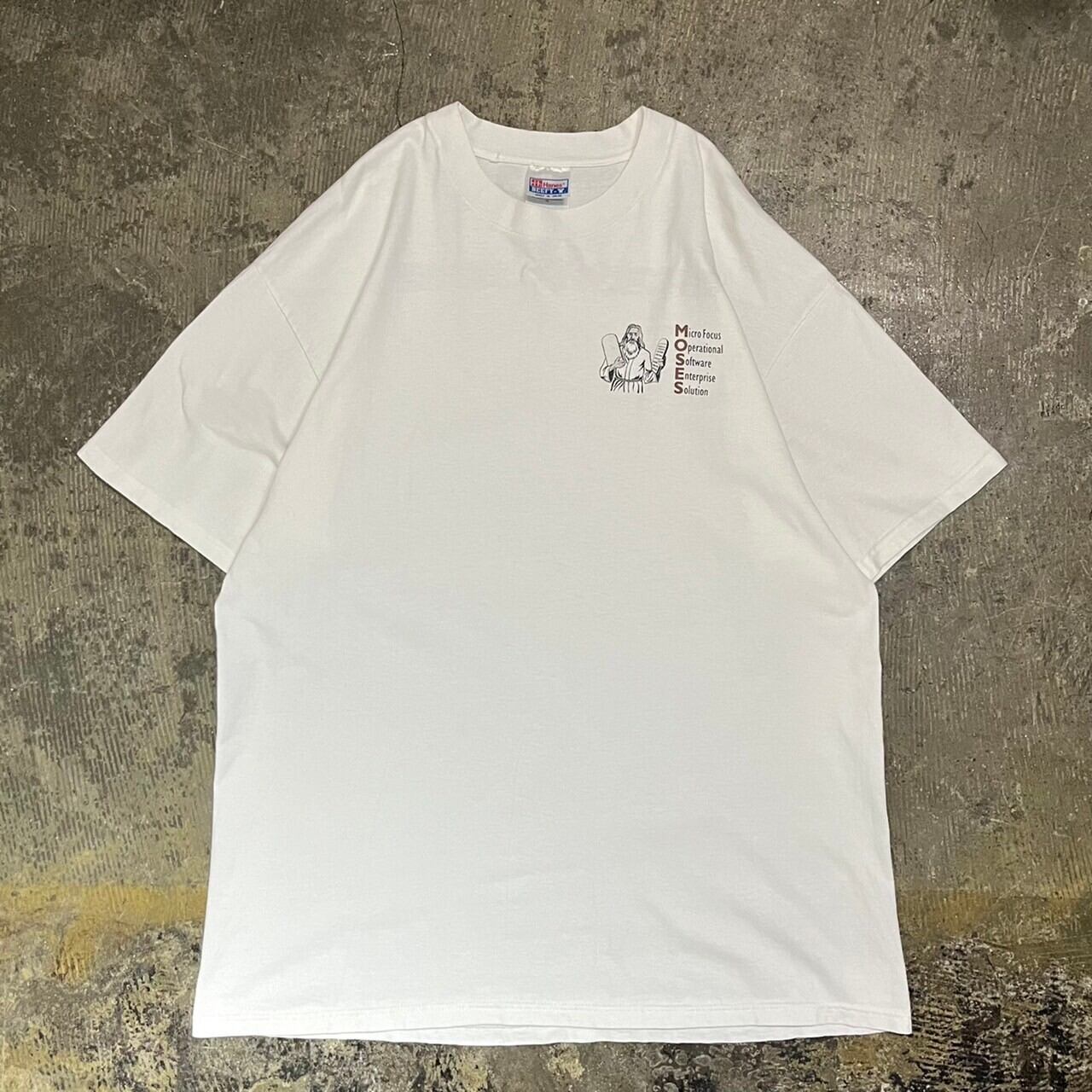 90s Hanes "MICRO FOCUS"Company Tee USA製