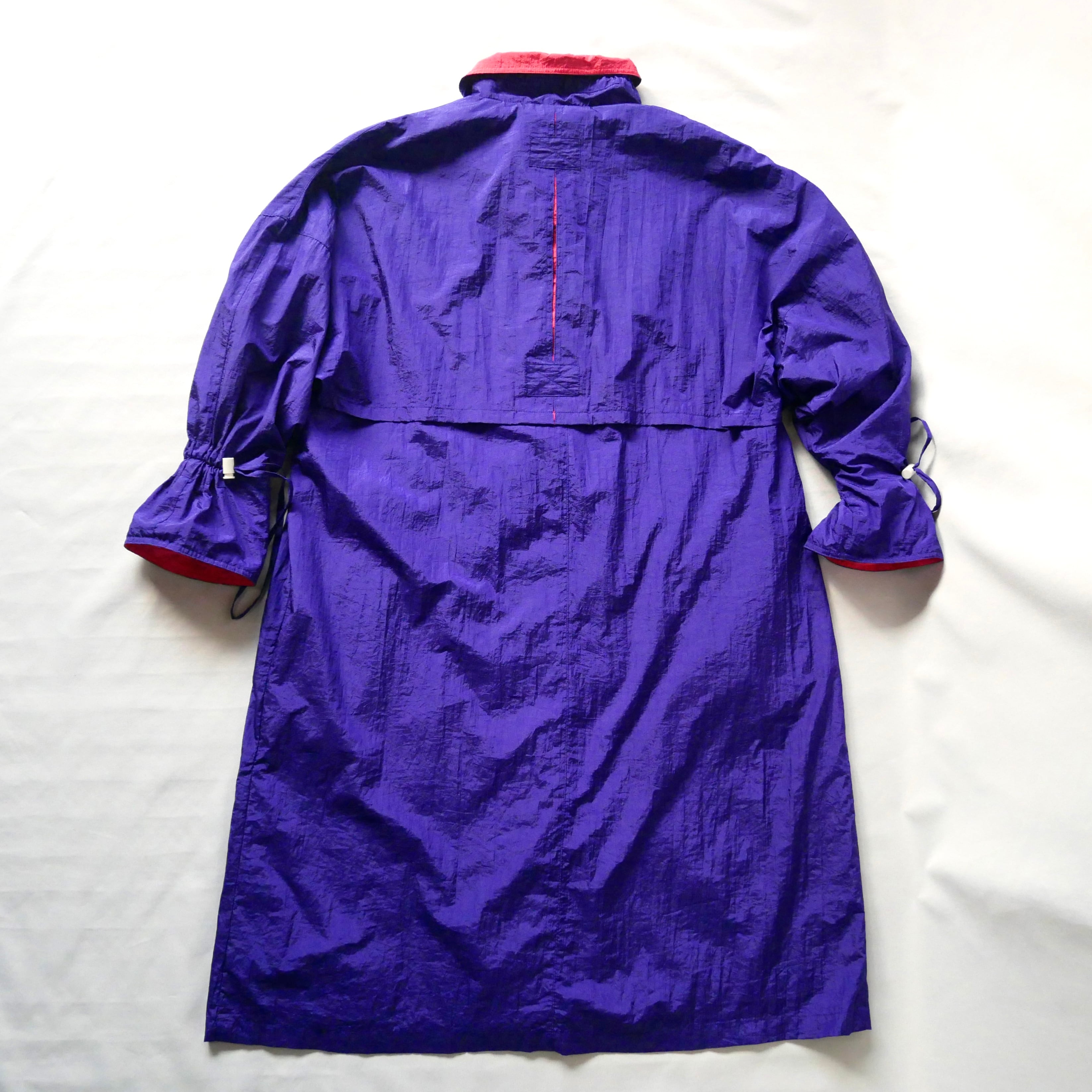 80s purple pink nylon long coat 80年代 ヴィンテージ パープル 80s purple pink nylon long coat 80年代 ヴィンテージ パープル