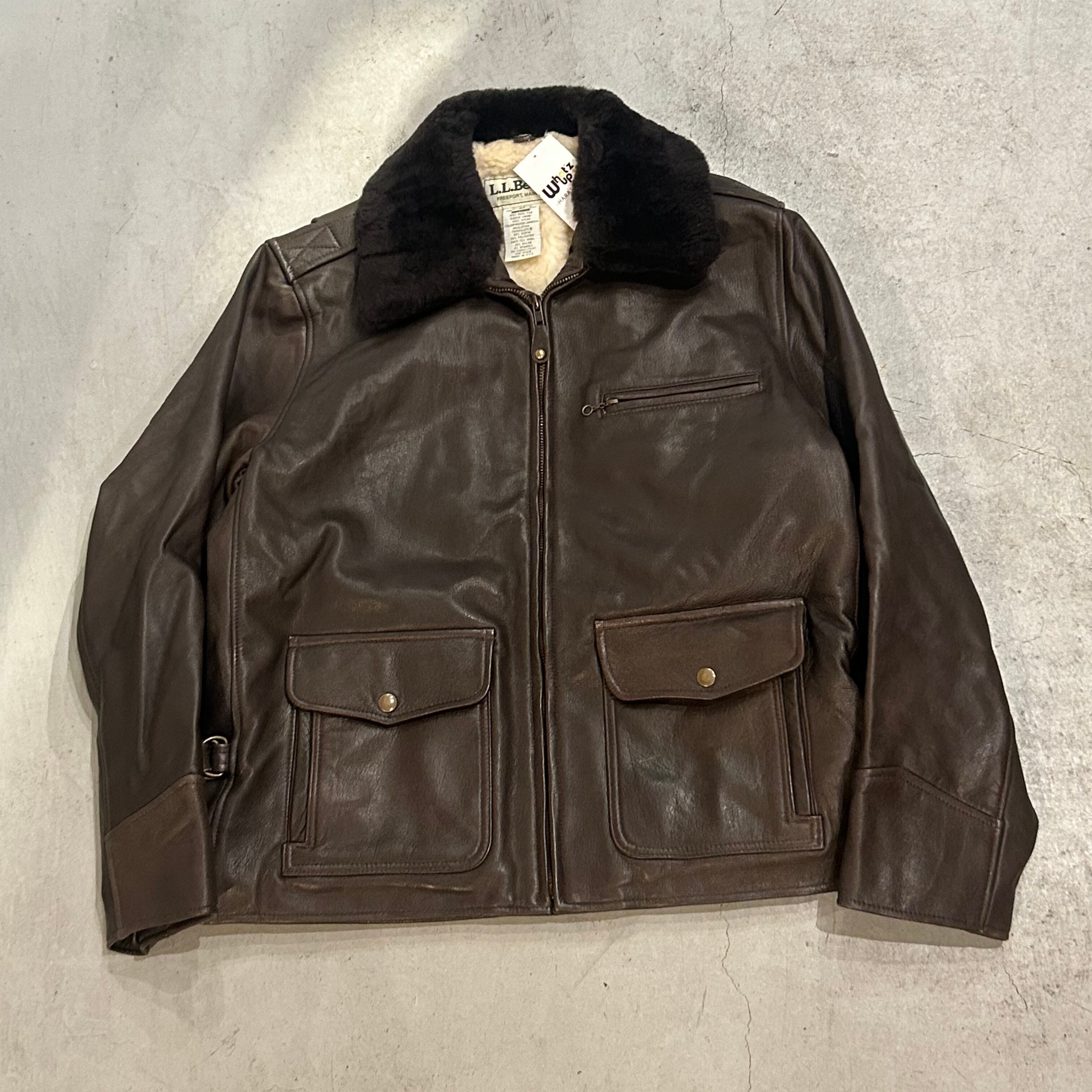 1980s L.L.BEAN “G-1 flight type” leather jacket【高円寺店】