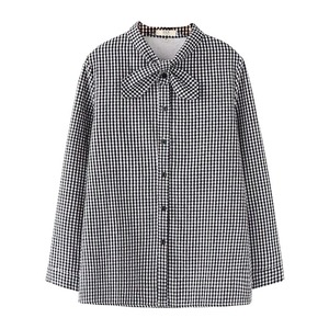 レディース ジャケット アウター 上着 羽織 前開き ミディアム ノーカラーコート ミドル丈 長袖 襟付き りぼんタイ Iライン ボタン 厚手 裏起毛 かわいい 大人可愛い きれいめ シンプル カジュアル 上品 おしゃれ こなれ感 ベーシック チェック 格子柄 千鳥格子 ギンガムチェック 秋 冬 ママ マタニティ 20代 30代 40代 オフィス ビジネス OL 通勤 お出かけ 女子会 コーデ 暖かい 防寒 普段使い モテ S M L XL 大きいサイズ ゆったり ゆる 白 ホワイト ブラック 紫