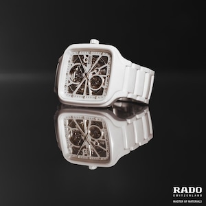 【RADO ラドー】True Square Automatic Open Heart トゥルースクエア オープンハート（ホワイト）／国内正規品 腕時計