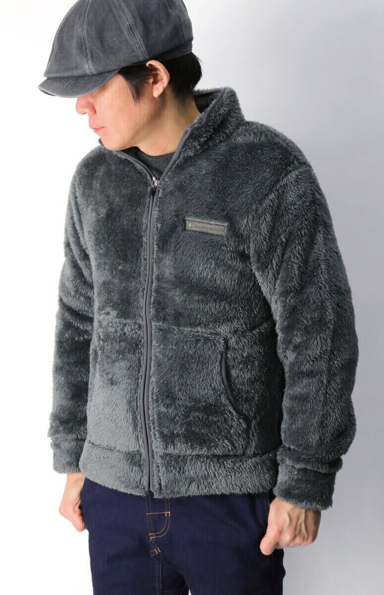 チャンピオン フリースジャケット ボアフリース L グレー Champion