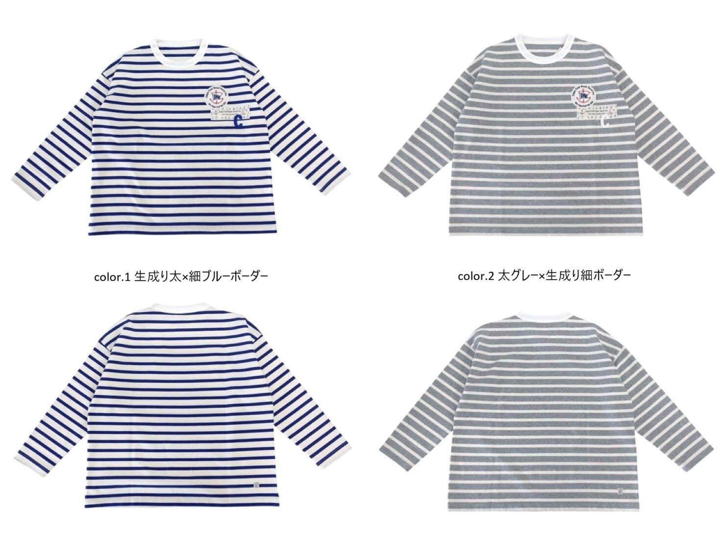 快晴堂】ワッペンペタペタ長袖Tシャツ / 61C-53 | syozikiya online shop
