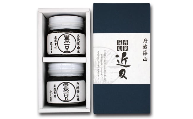 丹波黒豆煮2瓶セット 丹波篠山産 黒豆煮 2瓶 | 丹波篠山近又