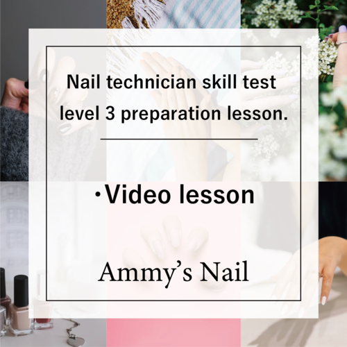【Video only】Nail technician skill test level 3 preparation lesson