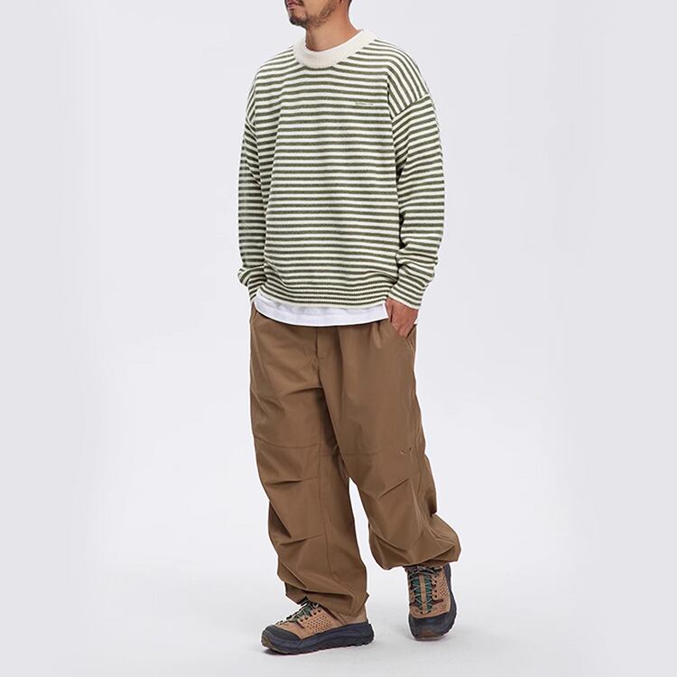 ★RETRO STRIPED LONG SLEEVE SWEATER　　　A0833