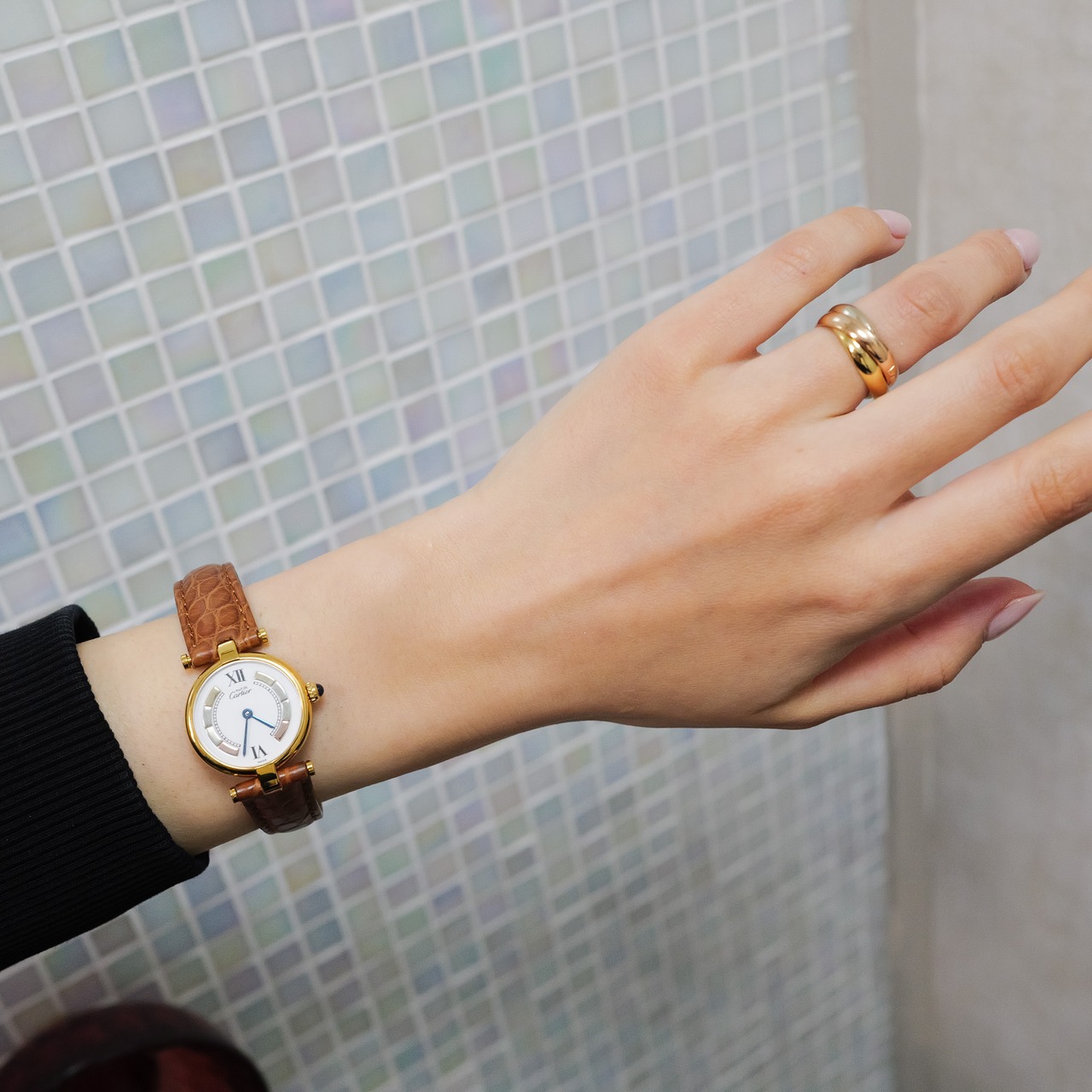 カルティエ マストヴァンドーム SM トリニティ文字盤