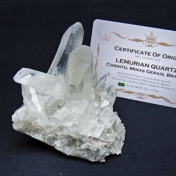 水晶 クラスター 原石 ブラジル ミナスジェライス州 コリント産 レムリアンシード 一点物 172-4199