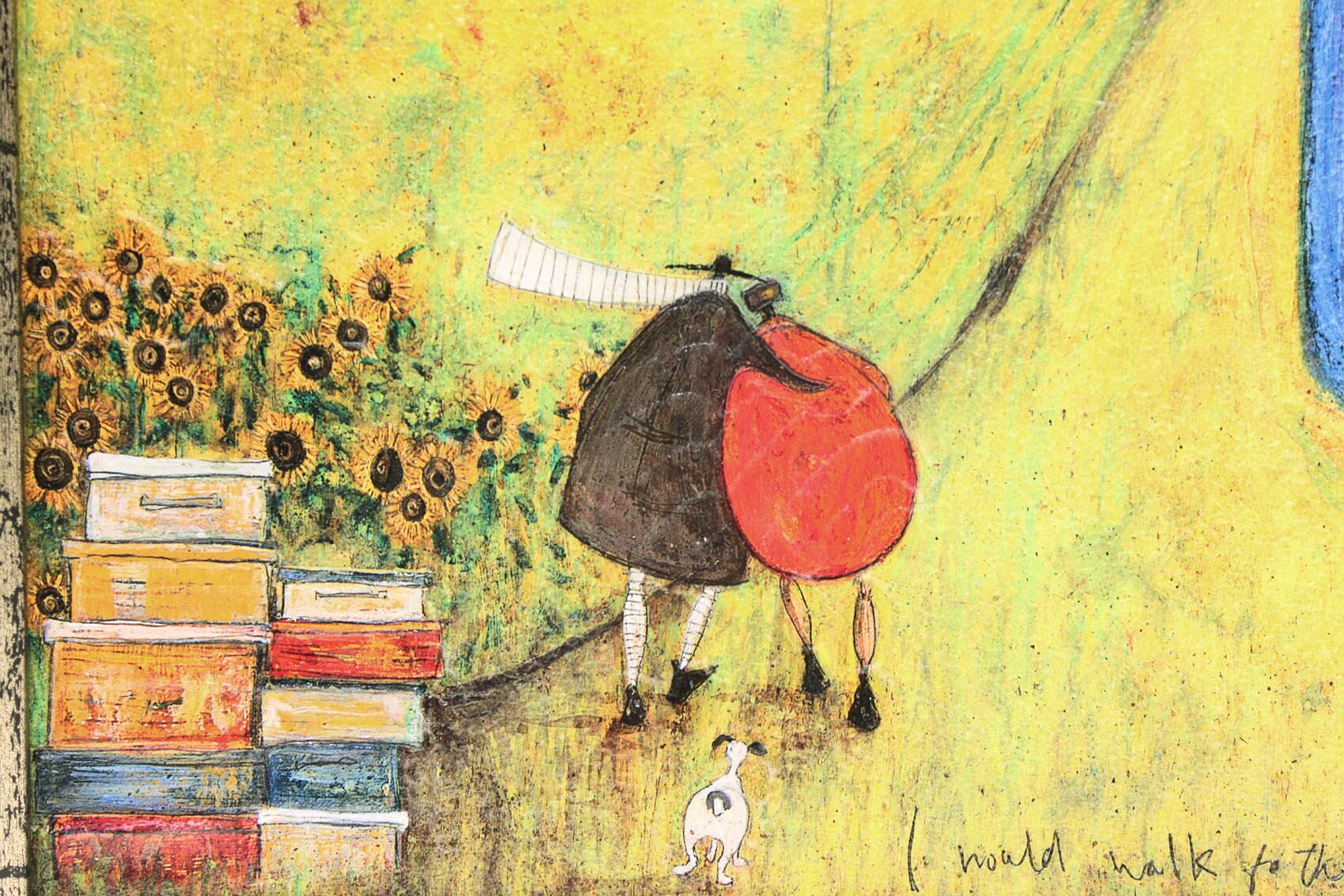 サムトフト「世界の果てまで…」Sサイズ ゲル加工アート アートフレーム 絵画 インテリア