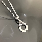 CUT OUT FLOWER NECKLACE / フラワープレートネックレス
