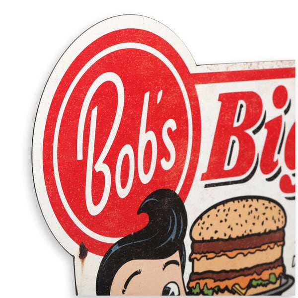ビッグボーイ（Bob's Big Boy）ダイナーメニュー ダイカット型 ブリキ