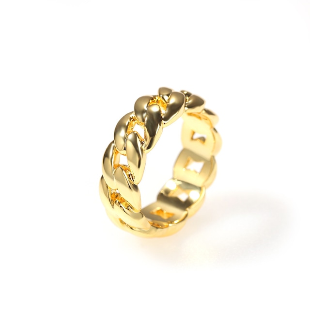 Miami Cuban Ring 【GOLD】