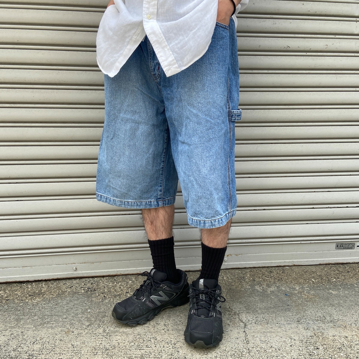 PACO JEANS デニムペインターショーツ W38 バギーショーツ パコ | 古着 