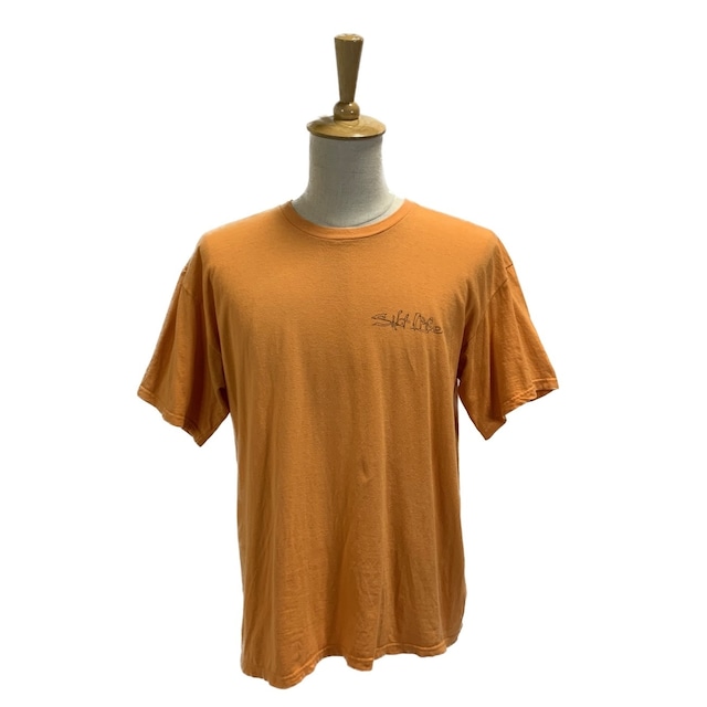 7189   Salt Life Tシャツ フィッシング オレンジ リール XL