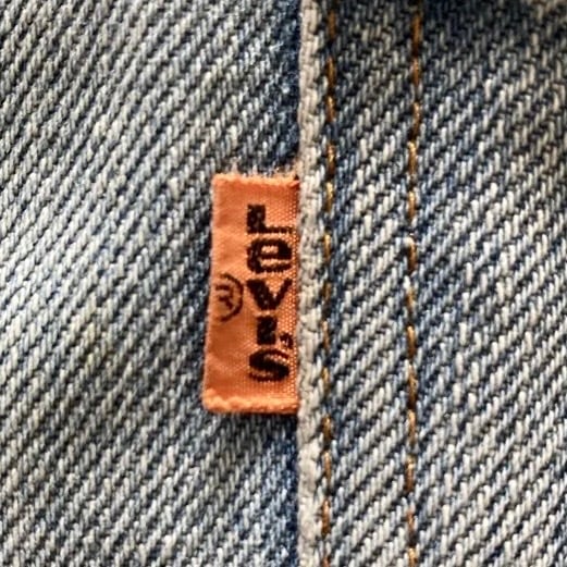 80s】US.Levis リーバイス 42TALONジッパー 42タロンジップー ボタン裏