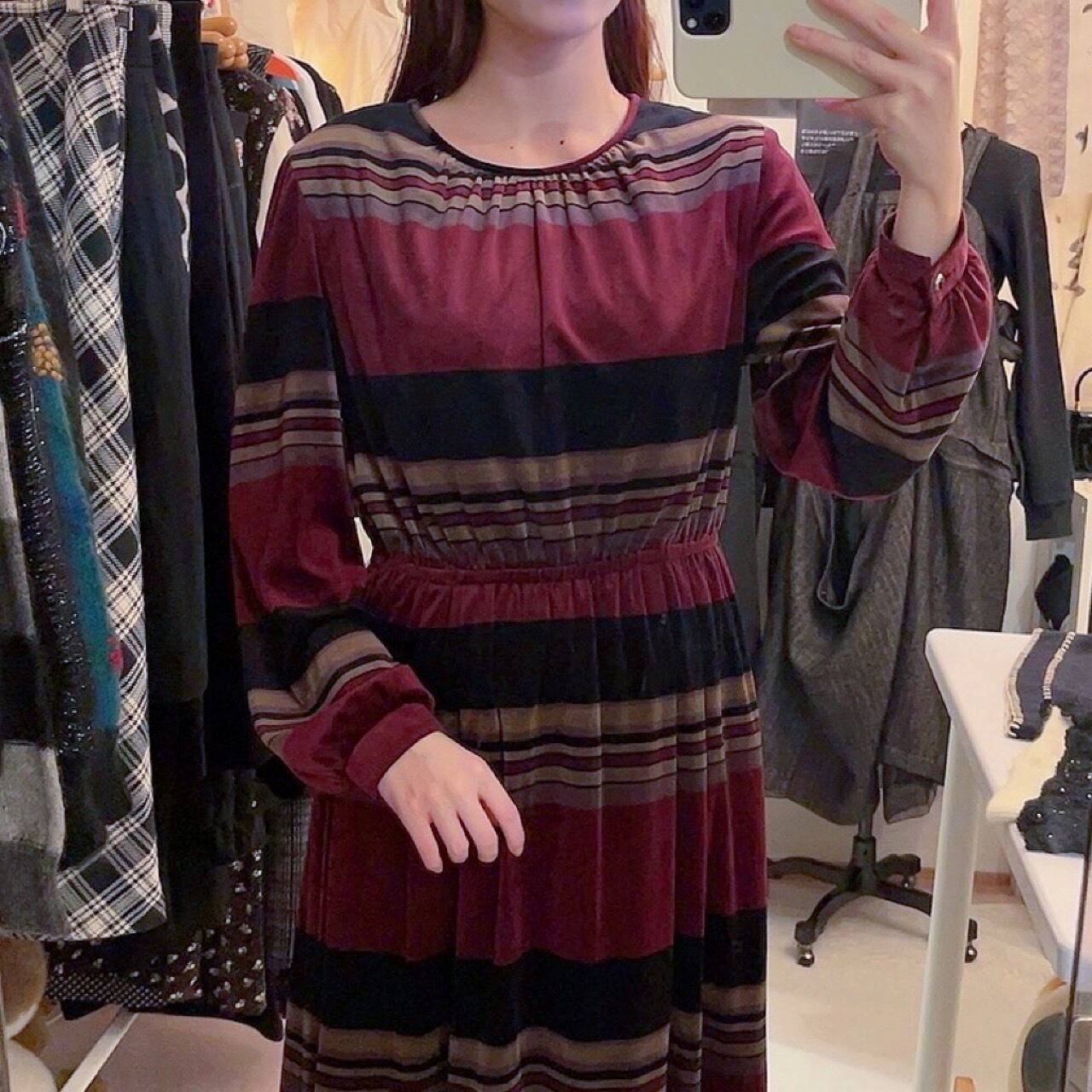 black bordeaux border velours one-piece